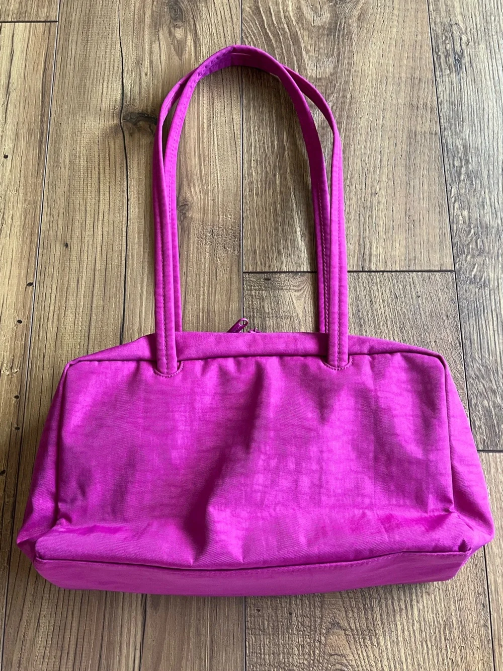 BAGGU Deep Fuchsia Bowler Bag BNWT - Picture 2 of 15